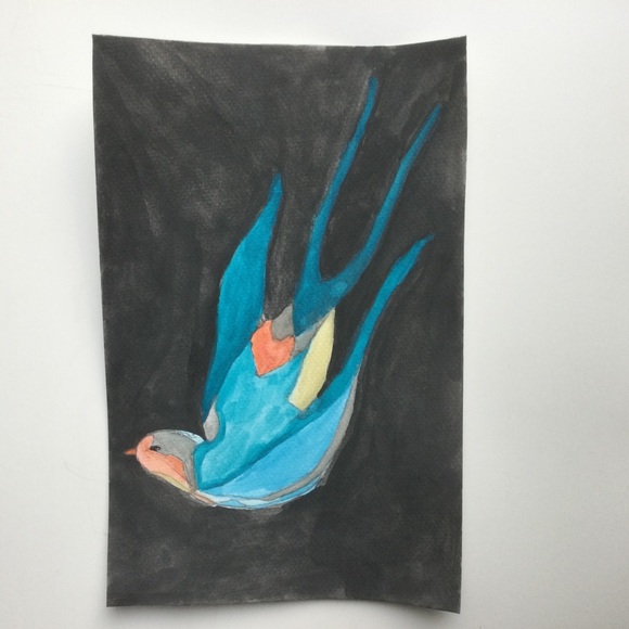 Other - Original Watercolor Bird Painting